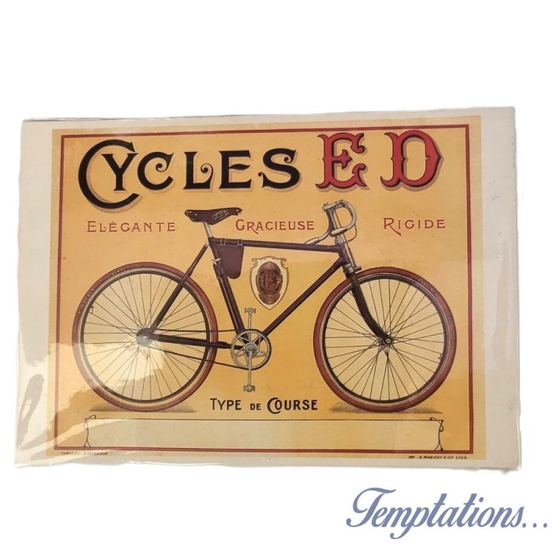 Carte postale Cycles ED
