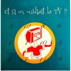 Carte à message "Et si on oubliait la tv ?" Pa Design