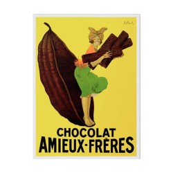 Carte postale "Chocolat Amieux- frères " Stall