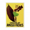 Carte postale "Chocolat Amieux- frères " Stall