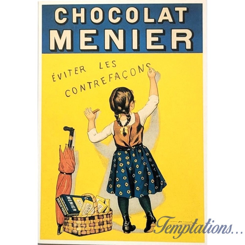 Carte postale "Chocolat Meunier"
