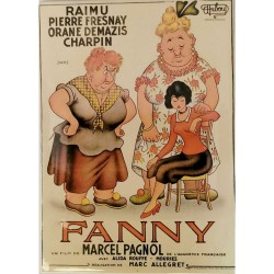 Carte postale Fanny -Albert Dubout