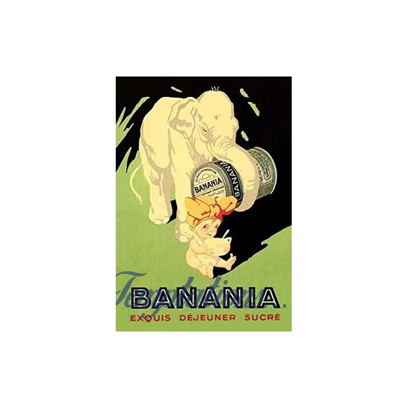 Carte Postale " Banania Exquis Déjeuner Sucré "