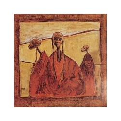 Carte simple " Trois femmes Massai" - Jacques Foureau