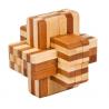 Puzzle 3D en bambou « Croix »