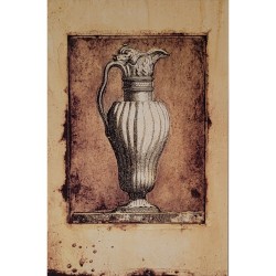 Carte double "Antique vase...