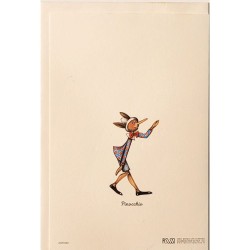 Carte Rossi " Pinocchio et son alphabet"