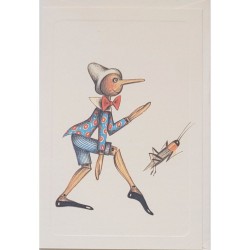 Carte Rossi " Pinocchio et le criquet"