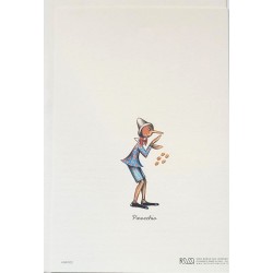 Carte Rossi " Pinocchio et le criquet"