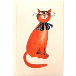 Carte Rossi "Le chat rouge"