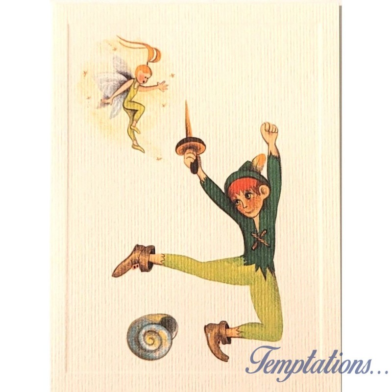 Mini Carte Rossi "Peter Pan et la fée Clochette"