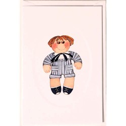 Mini Carte Rossi "Bébé en barboteuse"
