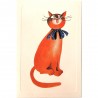 Mini Carte Rossi "Le chat rouge"