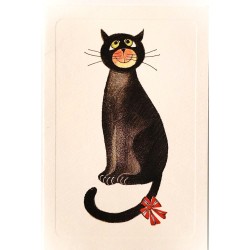Mini Carte Rossi "Chat noir "