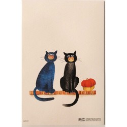 Mini Carte Rossi "Le chat cravaté"