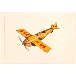 Mini Carte Rossi "Avion jaune M750"