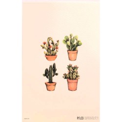 Carte Rossi "Cactus figuier de Barbarie"
