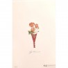 Carte Rossi "Roses sauvages "Je t'aime"