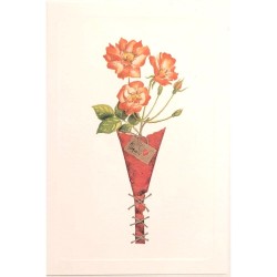 Carte Rossi "Roses sauvages...
