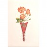Carte Rossi "Roses sauvages "Je t'aime"