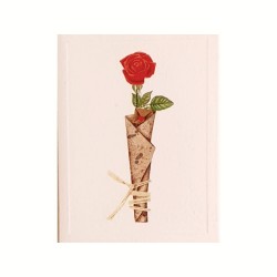 Carte Rossi "Une Roses  "Je...