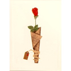 Mini Carte Rossi "Rose" Je t'aime"n°1