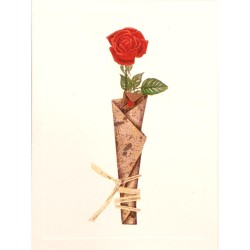 Mini Carte Rossi "Rose" Je t'aime"n°2