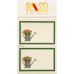 Étiquettes autoadhésives ROSSI "Arrosoir et tulipes"