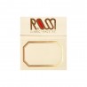 Étiquettes autoadhésives ROSSI Octogonales avec liseré or GM