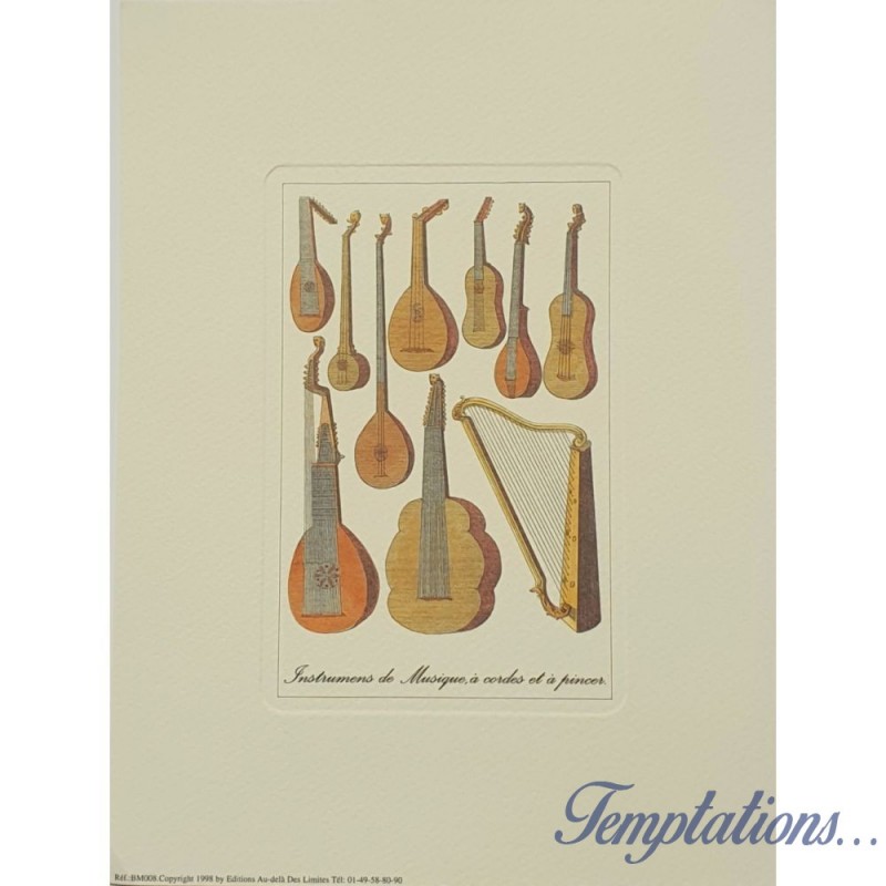 Image"Lutherie, Instruments à cordes et pinces"
