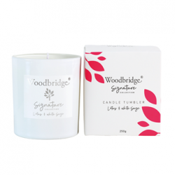 Bougie parfumée lotus & Sauge Blanche/Lotus & White Sage 310g - Woodbridge Collection Signature