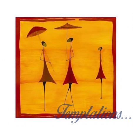 Carte "Fourmis avec ombrelle" Thierry Ona