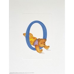 Image Lettre "O" avec ourson