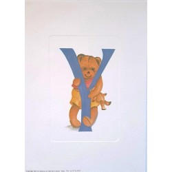 Image Lettre "Y" avec ourson