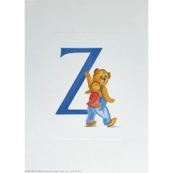Image Lettre "Z" avec ourson