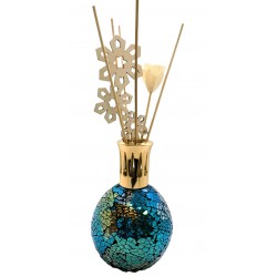 Diffuseur de parfum jarre mosaïque turquoise - Village candle