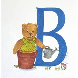 Image miniature Alphabet ourson lettre B