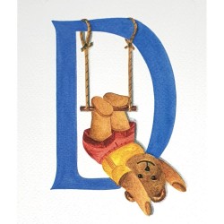 Image miniature Alphabet ourson lettre D