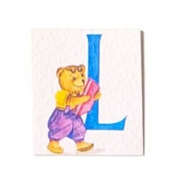 Image miniature Alphabet ourson lettre L