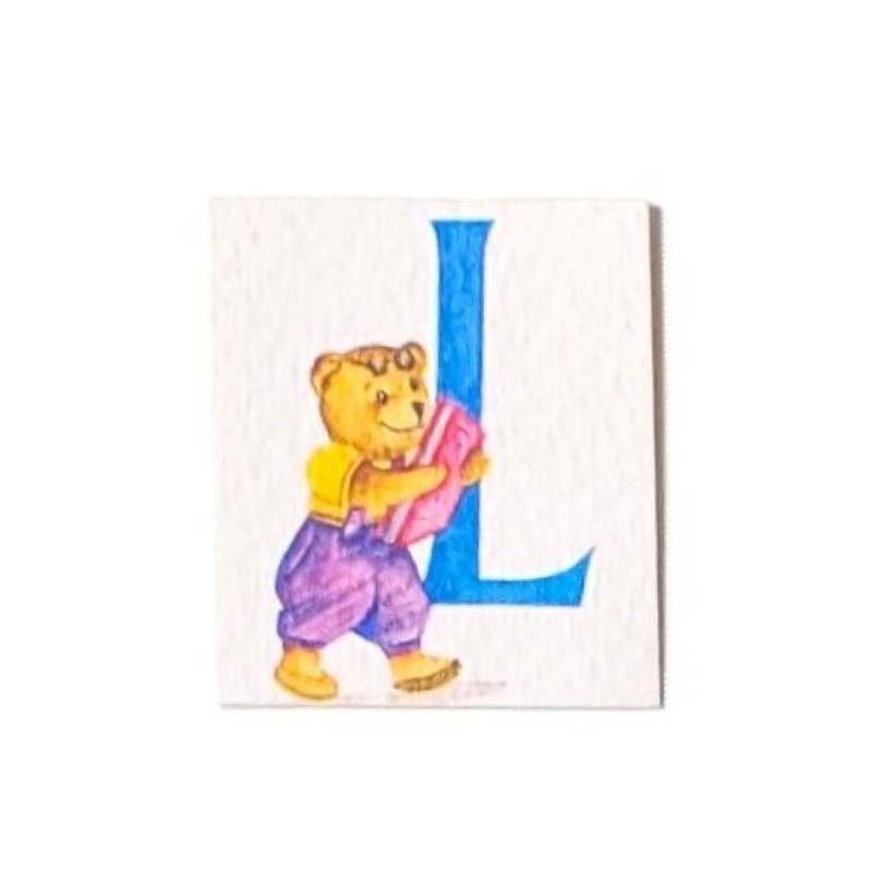 Image miniature Alphabet ourson lettre L