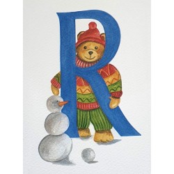 Image miniature Alphabet ourson lettre R