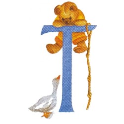 Image miniature Alphabet ourson lettre T