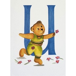 Image miniature Alphabet ourson lettre U