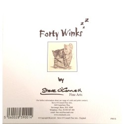 Carte double carré "Forty Winks II" Steve O'Connell