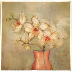 Image carrée "Orchid Blossom IV" Eva Kolacz