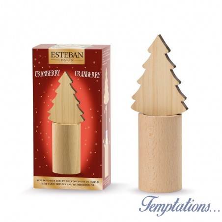 Mini diffuseur en bois Esteban Cranberry Edition Noël
