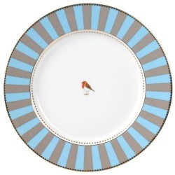 Assiette à pain Pip Studio Love Birds bleu/kaki