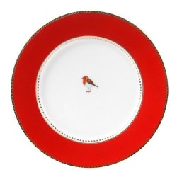 Assiette à pain (17cm)Love Birds rouge medaillon-Pip Studio