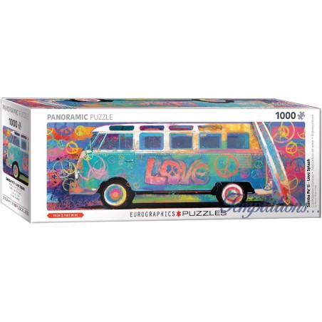 Puzzle 1000 pièces Love bus