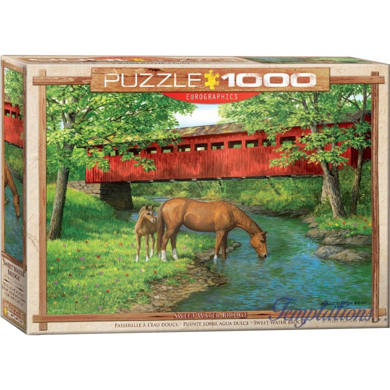 Puzzle 1000 pièces Passerelle de l'eau douce